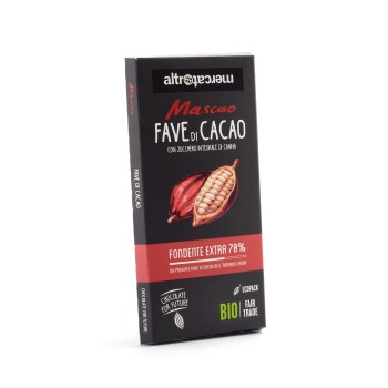 CIOCCOLATO MASCAO FONDENTE EXTRA FAVE DI CACAO E ZUCCHERO...