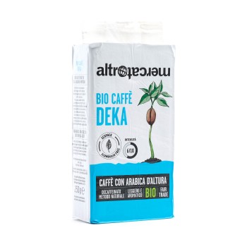 CAFFÈ 100% ARABICA DECAFFEINATO MACINATO BIODEKA - BIO