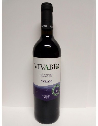 VINO SYRAH ROSSO VIVABIO DOC 75CL BIO